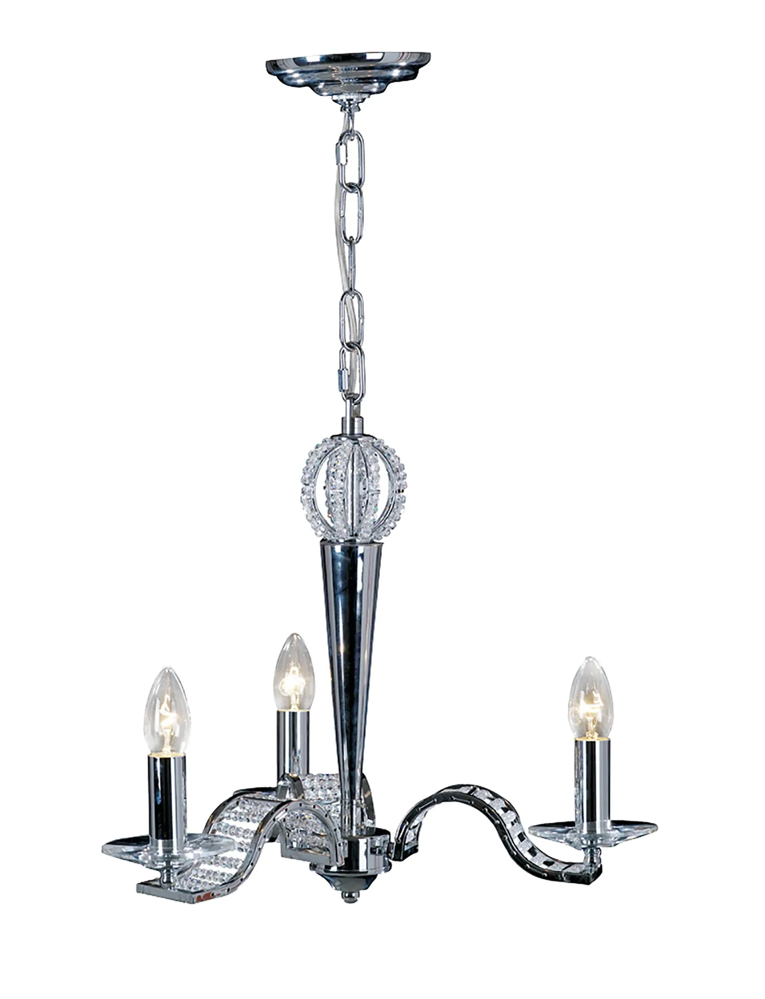 Niobe Crystal Ceiling Lights Diyas Multi Arm Crystal Fittings
